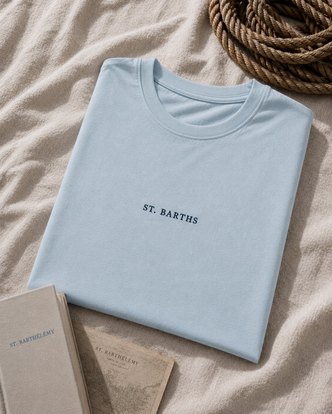 The Saline Tee in Sky